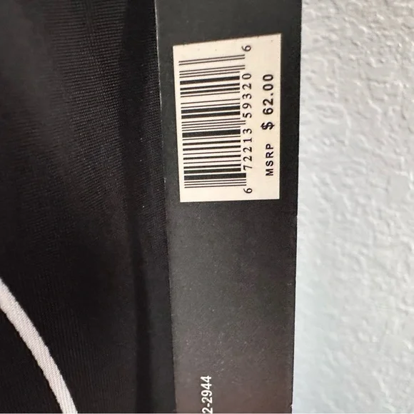 Sandra Darren Black White Abstract Print Short Sleeve Dress XL NWT - Picture 4 of 12